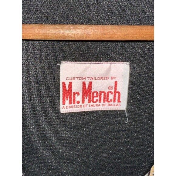 Vintage 70s Mr. Mench Custom Western Handmade Vest Division Of Laura Of Dallas - Picture 4 of 8